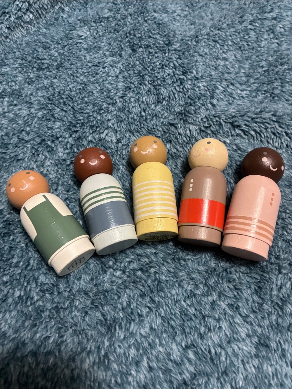 Hearth & Hand Set of 5 Wooden Peg Dolls